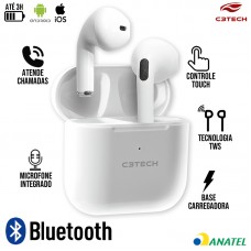 Fone Bluetooth EP-TWS-21WH C3 Tech - Branco
